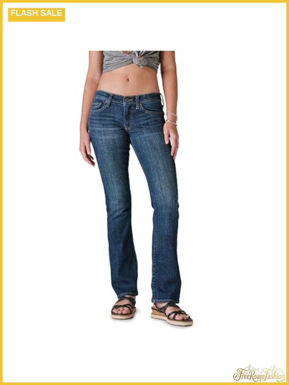 Lucky Brand Mid Rise Easy Rider Bootcut Jeans Women's Cotton Stretch